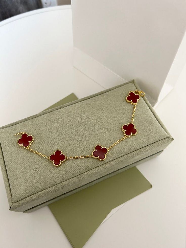 Pulsera Trebol Van Cleef + CAJA de Regalo