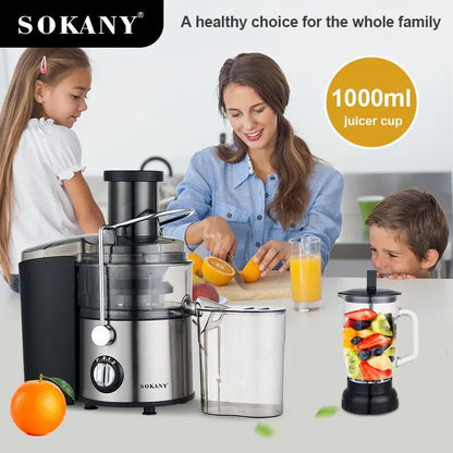 Extractor de Jugo Sokany – Potencia, Salud y Comodidad en un Solo Equipo